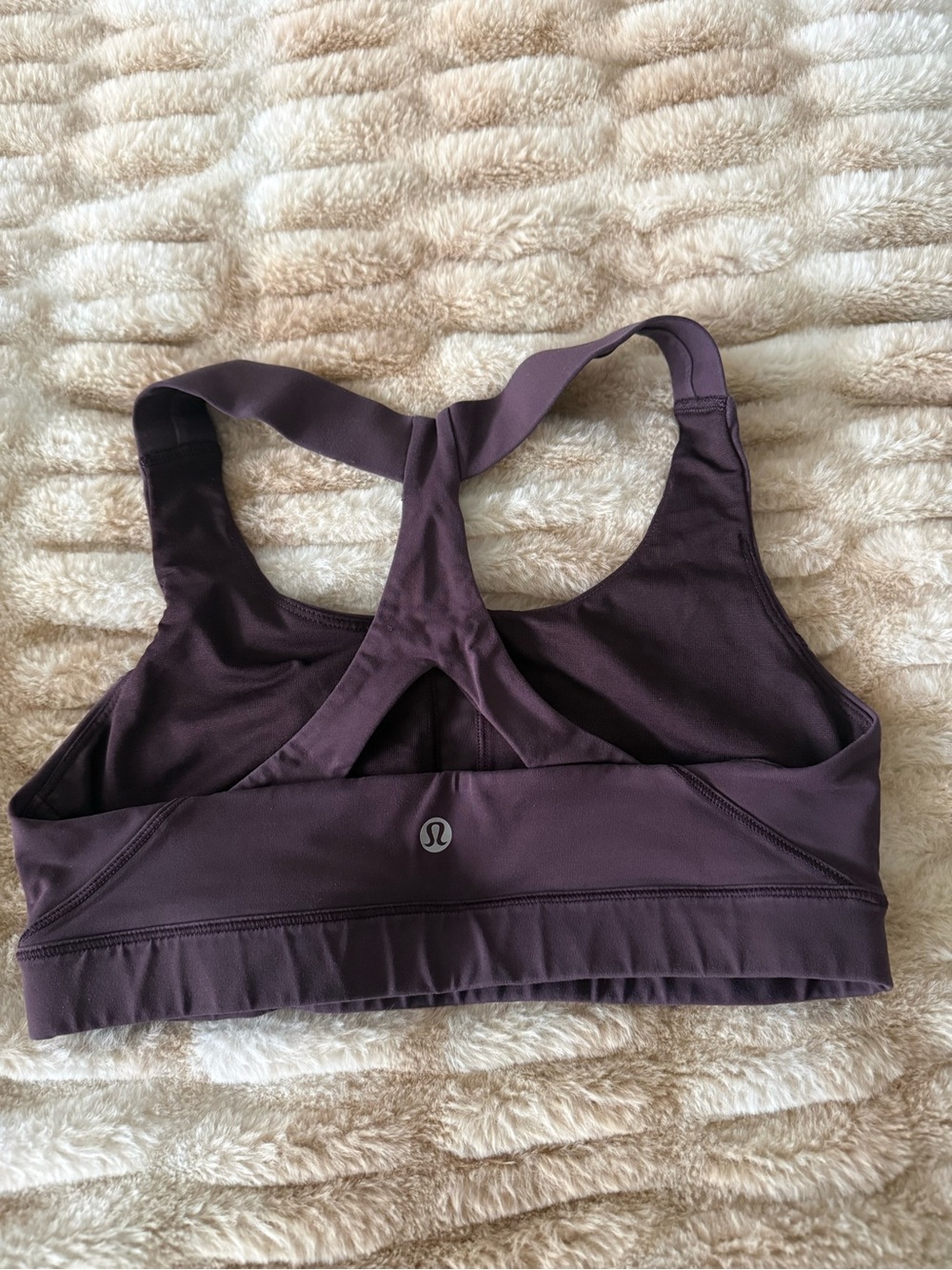 lululemon athletica Plum Racerback Sports Bra